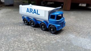 Matchbox Lesney Models Foden Tipper Truck Aral Code 3