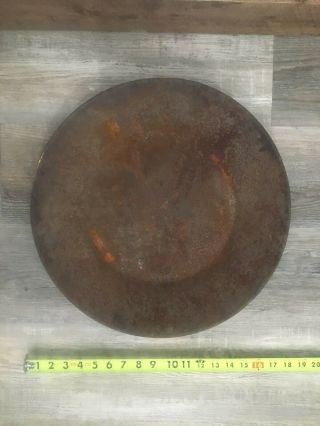 Vintage Large Gold Mining Pan - Rusty - Unmarked - Collectable