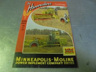 Vintage 1944 Minneapolis Moline The Harvestors Brochure