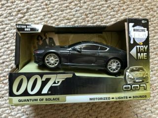 Aston Martin Db5 James Bond 007 Toy Model Car.  Motorized - Lights - Sounds Solace