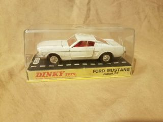 Dinky Toys Ford Mustang Fastback 2,  2 Meccano Ltd 161 Made In England