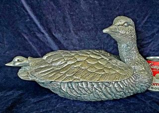 Huge 1975 Arthur Court Aluminum Duck Shape Tureen W Lid & Ladle His Early Years