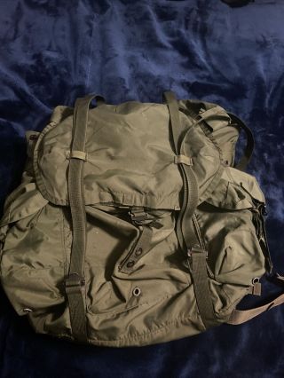 Us Military Alice Combat Field Pack - Large - Complete W Frame Straps & Belt