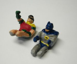 Hot Wheels Batmobile Batman And Robin Figures 1/50 Scale Figures Unpainted