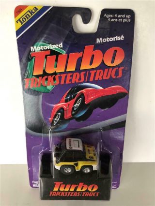 1989 Tonka Motorized Turbo Tricksters Pull Back Penny Racers No.  002 Renault