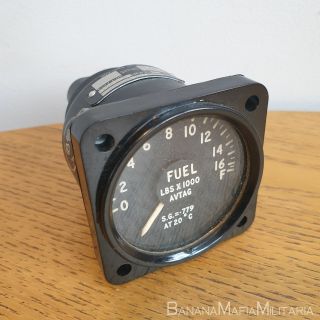 Raf Fighter Aircraft Fuel Quantity Indicator Gauge Lbs X 1000 Avtag Smiths