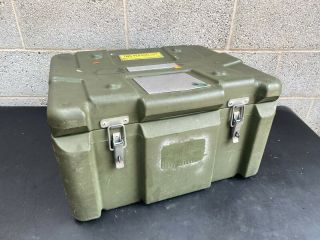 Ex Army Plastic Rugged Storage Case Transit Box Military Surplus Too.