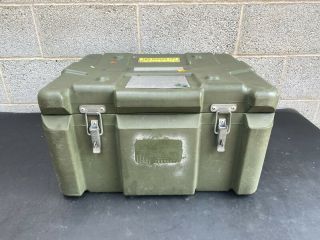 Ex Army Plastic Rugged Storage Case Transit Box Military Surplus Too. 2