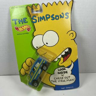 Vintage Hot Wheels The Simpsons Family Camper Diecast Toy