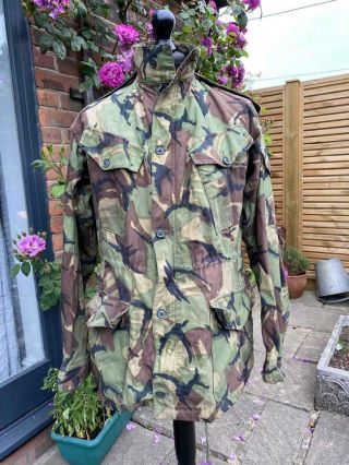 British Army Military 1968 Pattern Dpm Camouflage Smock Combat Jacket,  Size 5