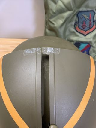 Gentex SPH - 4/P dual visor Flight Helmet with mic,  earphones,  storage bag 2