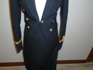 ROYAL NAVY WOMENS NO 2 OFFICERS DRESS UNIFORM JACKET AND SKIRT BUST 88CM 34.  5 