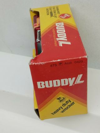 Vtg 1983 Buddy L Brute MACK Heavy Duty Wrecker Toy Pressed Steel 1989 3