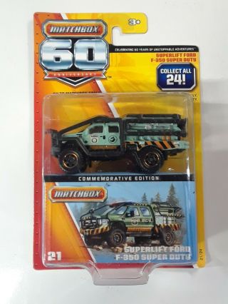 Matchbox National Parks Superlift Ford F - 350 Duty 60th Anniversary