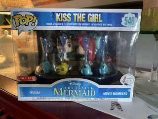 Target Collectible Funko Pop The Little Mermaid " Kiss The Girl " Vinyl Figure.