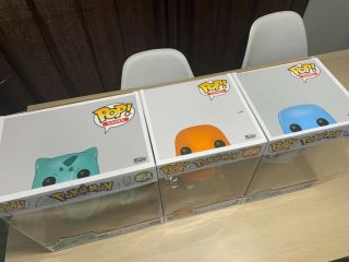 Target Exclusive 10” Pokémon Funko Pop Bulbasaur,  Squirtle And Charmander