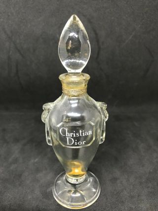 Vintage Miss Dior Amphora 2 Oz.  Christian Dior - An Empty Perfume Bottle 5.  5 "
