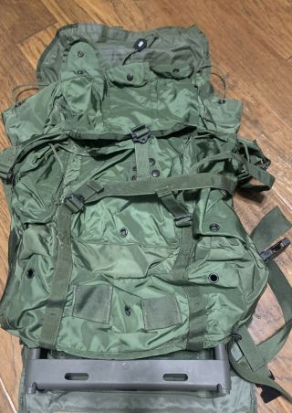 Us Army Issue Large Alice Ruck With Frame And Straps