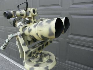 Rare Anti - Aircraft Commander ' s 10X80 Binoculars,  Tripod ZEISS TZK 2