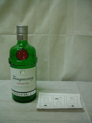 Tanqueray Gin - 14 " Inch / 300 Cl Glass Advertising Dummy Display Bottle