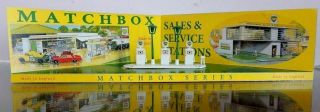 Matchbox Lesney / Display For Matchbox B.  P.  Sales & Service Station