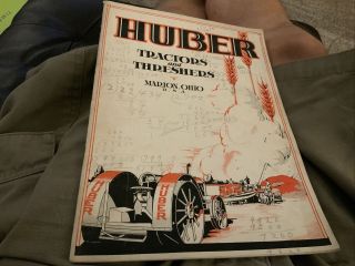 Huber Tractors And Threshers Brochure 1930s The Four