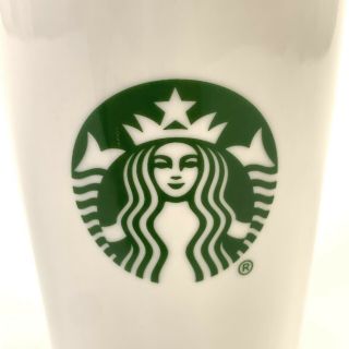 Starbucks 16 oz Coffee Mug Cup White Ceramic Travel Tumbler No Lid 2