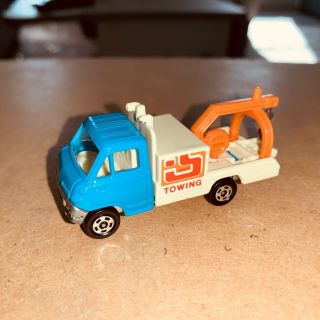 Vintage Tomica Tomy Pocket Car - No.  39 Toyota Dyna Towing Truck With Hook