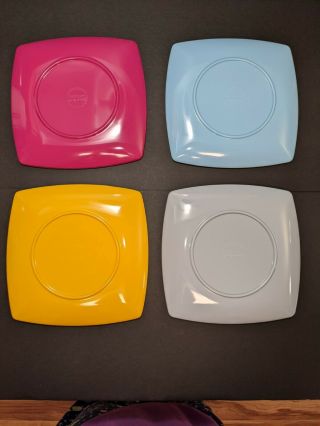 4 Melamine Plates Precidio Objects 8” Square,  MARILYN MONROE POP ART ANDY WARHOL 2