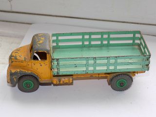Vintage Diecast Model Dinky Toys Leyland Comet Truck Green / Yellow