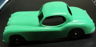 Vtg Tootsietoy Die - Cast Metal Car Green Jaguar Xk 140 Coupe 4 15/16 " X 1 7/8 "