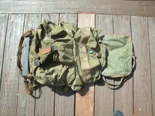 Us Military Army Combat Field Pack Rucksack Alice Emergency Backpack With Frame