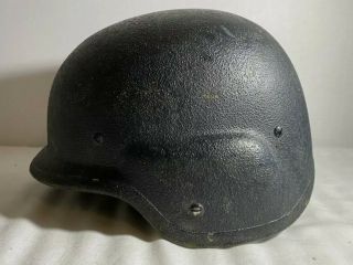 Size Large Us Military Pasgt Ballistic Made With Kevlar Helmet With Chin Strap
