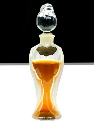 Guerlain Vol De Nuit Parfum.  5 Oz 80 Full Flacon Amphore (amphora) Rosebud Btl