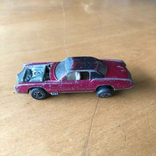 Vintage 1968 Hot Wheels Redline - Custom Eldorado - Pink/Cranberry 3