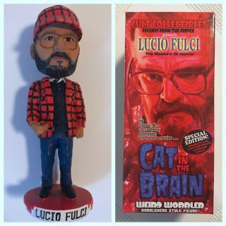 Lucio Fulci / Cat In The Brain Weird Wobbler Bobblehead Limited To 1000
