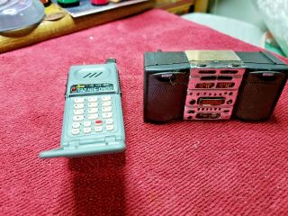 Rare Refrigerator Magnet Sound Acme Flip Style Cell Phone & Boombox