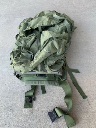 Usmc Us Military Issue Alice Pack Lc1 Large Combat Field Rucksack & Frame