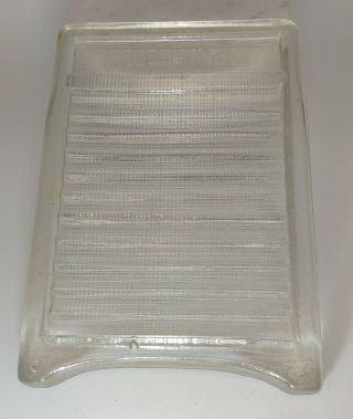 Early Vintage Glass " Midget Washer " Glass Washboard