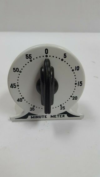 Vintage Art Deco Minute Meter Robertshaw Company Lux Time Kitchen Timer T18