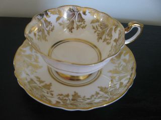 Paragon Gold Harebell Chintz Tea Cup And Saucer