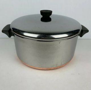 Revere Ware 6 Qt Stock Pot Copper Clad Stainless Steel With Lid Clinton Il Usa