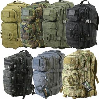 Kombat Uk Small Tactical Army Assault Military Molle Back Pack Rucksack 28l