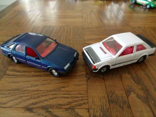 Spare Room Find Two Vintage Corgi Cars " White Ford Escort Rs1600i,  Ford Sierra "
