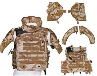 British Army Dpm Desert Osprey Body Armour Cover Vest Mk3/mkiii 170/112
