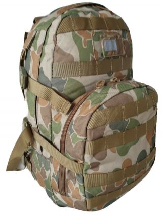 Tactical Force Auscam Dual Hydration 20l Army Molle Backpack 2l Bladder