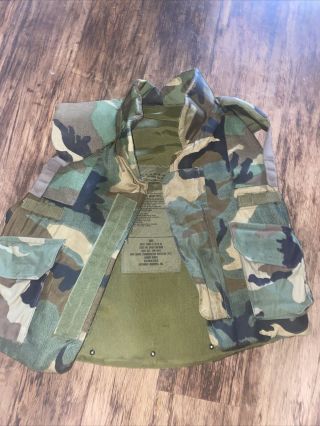 Large Heavy Duty Army Military Camo Vest Body Armor Ground Troop