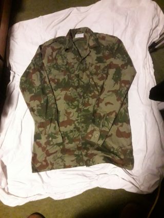 Camo Uniform South African 2nd Pattern Shirt Sap Medium