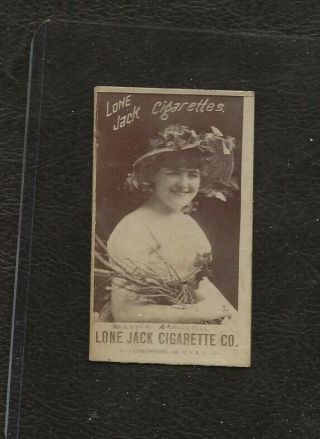 1887 Lone Jack Cigarettes Trading Card,  N369,  Actresses,  Maggie Arlington