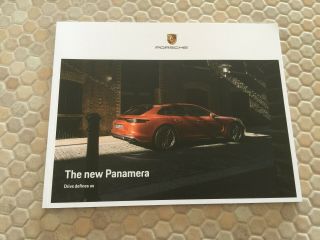 Porsche Panamera Series Promotional Sales Brochure 2021 Usa Edition 36pgs